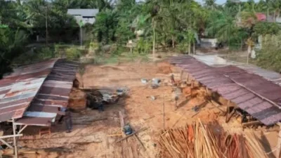 Industri Pengolahan Kayu di Desa Negeri Baru Disegel Gakkum Kehutanan Kalbar