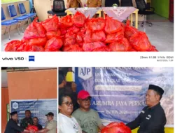 PT Arumba Jaya Perkasa Salurkan Bansos untuk Enam Desa Lingkar Tambang di Halmahera Timur
