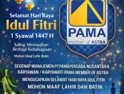 Ucapan Hari Raya Idul Fitri PAMA