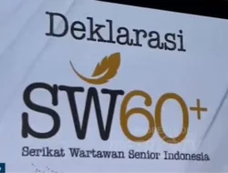 SW 60+ Jadi Wadah Wartawan Senior, Darwis Akbar: Momentum Tetap Berkarya di Usia Senja