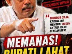 Bupati Lahat “Meledak”, Minta Sekwan Mundur: Polemik LKPJ 2025 Picu Ketegangan dengan DPRD