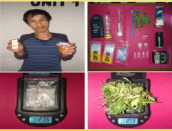 Gerebek Pondok Kebun di Ulu Musi, Polres Empat Lawang Temukan Sabu, Ganja, Tiga Bong, dan Tujuh Jarum Suntik dari Satu Tersangka