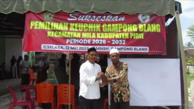 Keuchik Terpilih Gampong Mns Blang Siap Jalankan Pemerintahan Berdasarkan Musyawarah