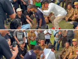 Mahasiswa Anak Buruh Demo Di Kantor Gubernur, Agustiar Sabran Ajak Massa Duduk Bareng untuk Berdiskusi