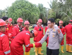 Polres OKU Timur Pastikan Perusahaan Perkebunan Siaga Karhutla Demi Lindungi Lingkungan dan Investasi