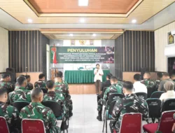 Jaga Disiplin-Cegah Pelanggaran, Prajurit Dan PNS Korem 043/Gatam Ikuti Penyuluhan P4GN