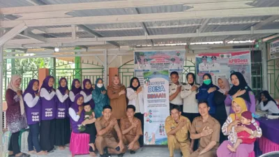 Peduli Kesehatan Lapas Empat Lawang Gelar Program Desa Hebat, Warga Kemang Manis Dapat Layanan Kesehatan Gratis.
