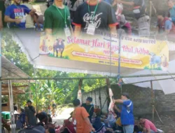 Alhamdulillah Tingkatkan Ketaqwaan Kepada ALLAH SWT, PPK (Paguyuban Pedagang Kue) Kota Metro Qurban 6 Ekor Sapi Dan Kambing 3
