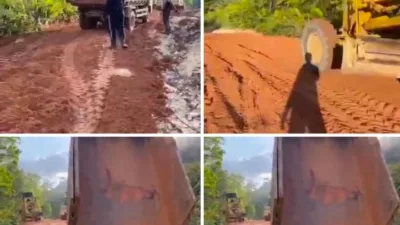 Di Tengah Keterbatasan Anggaran, Perbaikan Jalan Tumbang Manjul Jadi Bukti Nyata Pelayanan Publik di Seruyan Hulu