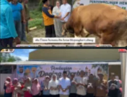 Kapolres OKU Timur AKBP Adik Sholat Idul Adha Bersama Personel, Serahkan Daging Kurban Kepada Masyarakat