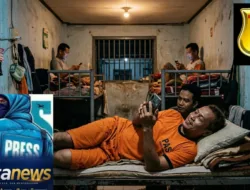 Lapas Narkotika Kelas llA Pangkalpinang jadi Sorotan Publik!!! narapidana bebas main Ponsel kamar Hunian