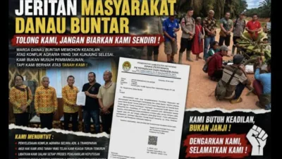 Konflik Agraria Diduga Berlarut, Masyarakat Danau Buntar Ancam Bawa Dugaan Persoalan PT UAI ke Jakarta