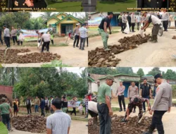 Sinergi Polri dan Masyarakat, Polda Sumsel Perbaiki Jalan Rusak di Musi Rawas Dukung Pembangunan Daerah