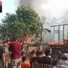 4 Rumah Milik Warga di Desa Teluk Lubuk Muara Enim Ludes Terbakar 