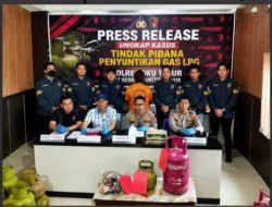 Polres OKU Timur Ungkap Praktik Pengoplosan Gas Elpiji Bersubsidi, 149 Tabung 3 Kilogram dan Tabung 12 Kilogram Diamankan