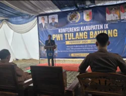 Tentukan Nahkoda Baru Organisasi Wartawan, Konferkab IX PWI Tulangbawang Digelar