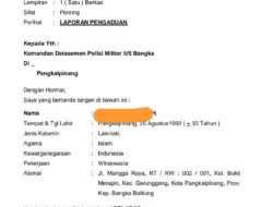 Laporkan Dugaan Perselingkuhan dengan Istrinya, Advokat Pangkalpinang Adukan Oknum TNI ke Denpom, Minta Pangdam Turun Tangan