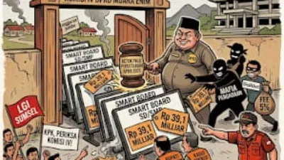 LGI Sumsel Soroti Peran DPRD Muara Enim dalam Skandal Smart Board Rp39,16 Miliar