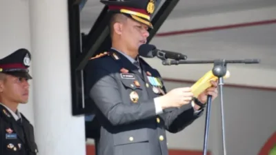 Polres Manggarai Gelar Upacara HUT Bhayangkara ke-80