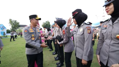 Sujud Syukur Warnai Upacara Kenaikan Pangkat 1.465 Personel Polda Sumsel Periode Juli 2026