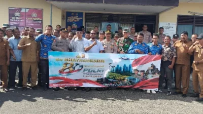 Sinergi Makin Kuat! Muspika Muara Tiga Kejutan Polsek di HUT ke-80