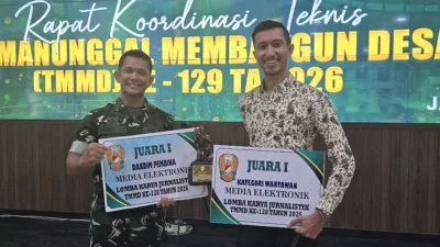 Kodim 0702/Purbalingga Raih Juara Nasional LKJ TMMD Ke-128, Bukti Kuatnya Sinergi TNI dan Media dalam Pembangunan Desa