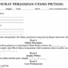 Surat Perjanjian Utang Piutang: Pengertian, Dasar Hukum, Komponen, dan Cara Membuatnya