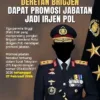 Tiga Brigjen Pol Dapat Promosi Jabatan, Bagian dari Mutasi 54 Pati dan Pamen Polri