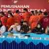 Polda Sumsel Musnahkan Barang Bukti Narkotika Senilai Rp7,9 Miliar, Selamatkan 83 Ribu Jiwa
