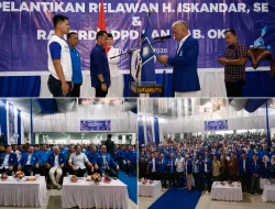 PAN OKI Konsolidasikan Kekuatan, Relawan Iskandar SE Resmi Dilantik