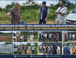 Pemeriksaan Setempat Tanpa Kehadiran Terlapor Dipertanyakan, Kuasa Hukum Ilyas Harmy Soroti Upaya Pengungkapan Kebenaran Materiil