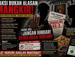 Aswadi SH Pertanyakan Peran Bang Doi, Minta Ditkrimsus Polda Babel Dalami Dugaan Keterlibatan