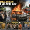 Kijang Hangus Dilalap Api di Ganjar Asri, Polisi Dalami Temuan Jerigen BBM