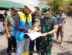 Danrem 043/Gatam Tinjau Lokasi Cetak Sawah Rakyat di Kampung Ringin Sari, Tulang Bawang