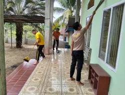 Program Belida Polda Sumsel Berlanjut, Polres Muara Enim dan Muratara Bersihkan Ruang Publik