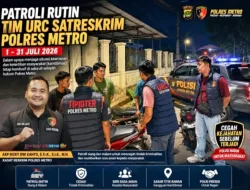 Tim URC Satreskrim Polres Metro Intensifkan Patroli Rutin, Antisipasi Kejahatan dan Jaga Kondusivitas Kota