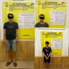 Polrestabes Palembang Amankan Tiga Tersangka Pengedar Sabu Beserta Barang Bukti Timbangan Digital