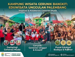 Dampingi Generasi Muda, Lurah 26 Ilir Satu Dorong Kampung Wisata Gerunik Bangkit Jadi Eduwisata Unggulan Palembang