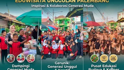 Dampingi Generasi Muda, Lurah 26 Ilir Satu Dorong Kampung Wisata Gerunik Bangkit Jadi Eduwisata Unggulan Palembang