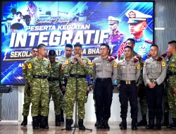 Danrem 043/Gatam Terima Taruna Akademi TNI dan Akpol dalam Kegiatan Integratif Bhakti Sekolah Rakyat Tahun 2026