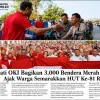 Bupati Muchendi: Merah Putih Harus Berkibar di Setiap Sudut OKI