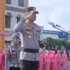 Kapolres Metro Polda Lampung Pimpin Upacara Sertijab Kasat Lantas