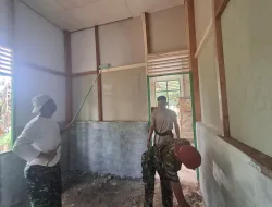 Sinergitas TNI-Polri dan Warga Warnai TMMD Ke-129 Kodim 0102/Pidie, RTLH Nyak Ubit Jadi Wujud Kepedulian Bersama
