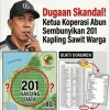 Hak Ratusan Warga Diduga Dirampas? Usut Misteri 201 Kapling Sawit di Koperasi Berais Lestari Mandiri 