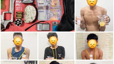 Polda Sumsel Ungkap Jaringan Narkotika di Empat Lawang, Tujuh Tersangka dan Senpi Rakitan Diamankan