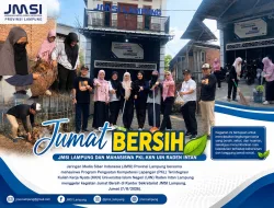 JMSI Lampung dan Mahasiswa UIN Raden Intan Gelar Jumat Bersih