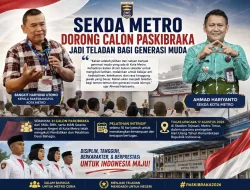 Sekda Metro Buka Diklat Calon Paskibraka, Tekankan Disiplin dan Tanggung Jawab