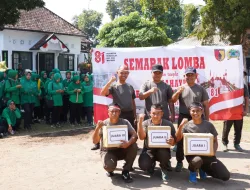Sambut HUT RI Ke 81, Kodim 0808/Blitar Dan Persit KCK Cabang XXII Gelar Lomba Semarak Kemerdekaan