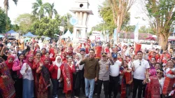 Ragam Budaya Nusantara Tumpah Ruah di Jalanan Kayuagung OKI