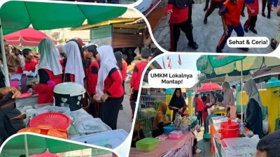 Dukung Kampung Wisata Gerunik Bangkit, Siswa SDN 1 Ajak Kenalkan UMKM Lokal Sejak Dini